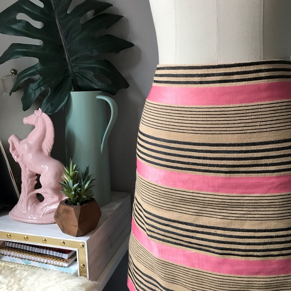 LOFT Dresses & Skirts - LOFT • Textured Stripe Skirt